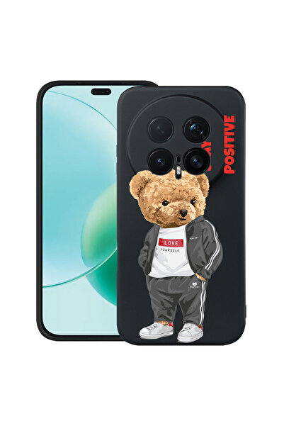 bestcase ®   Husă Ultra Slim pentru Honor Magic8 Pro, Rămâi Pozitiv - Ursuleț...