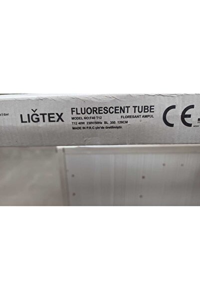 LIĞTEX 40w floresan ampul 230v 50Hz mavi 350 120 cm
