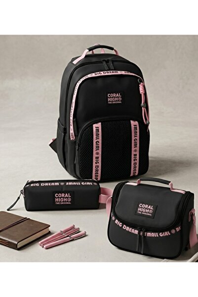 Coral High Set of 3 School Bags