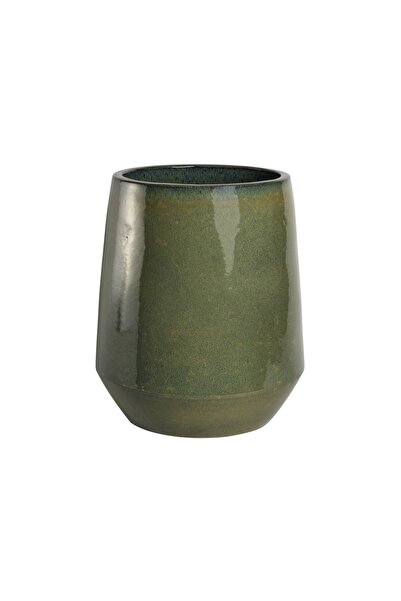 Herstera CAMPANA ALTA PRISMA ORIENT GLAZED Ghiveci (verde) 50 X 60 CM