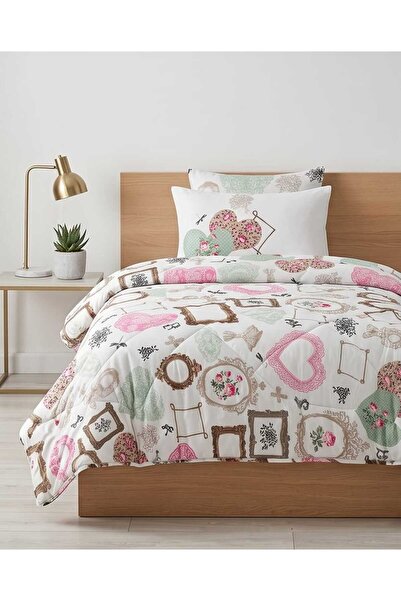 Bella Home KAPİTONELİ 4 MEVSİM TEK KİŞİLİK NEVRESİM TAKIMI(KAPİTONE 160X220-Ç...