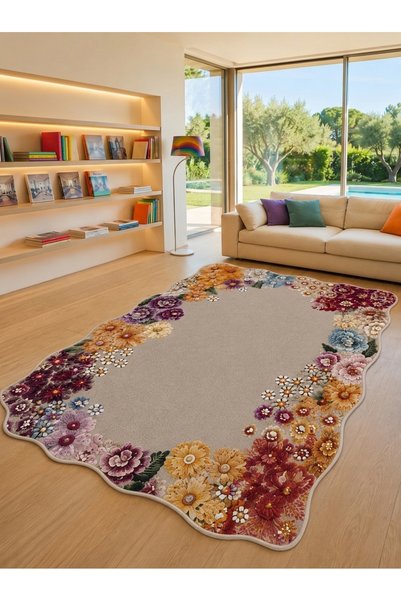 Rugs Modern Halı Sdt Traditional Patterned Modern Woven Base Decorative Carpe...