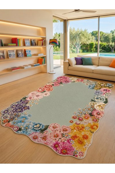 Rugs Modern Halı Sdt Traditional Patterned Modern Woven Base Decorative Carpe...