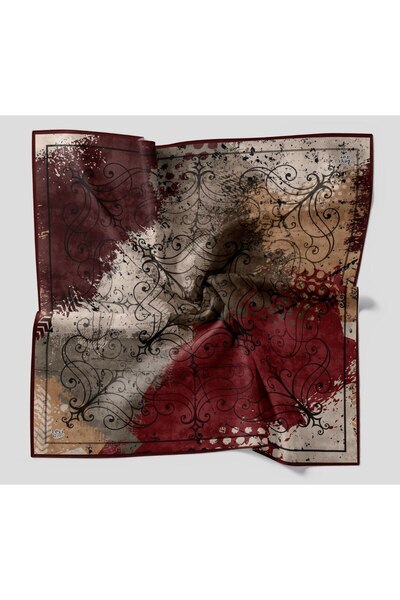 Levidor Antique Line Ethnic Tile Sparkling Crystal Scarf