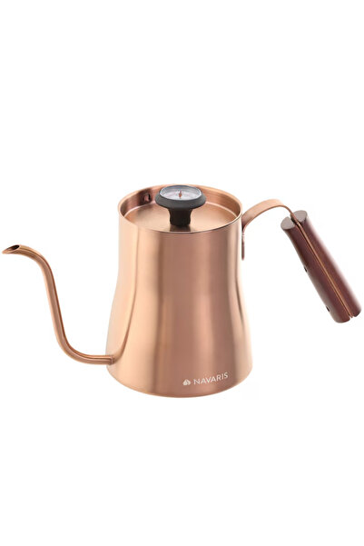 Navaris Fierbător cu gât de lebădă, cu termometru, 1000 ml, pentru cafea, 546...