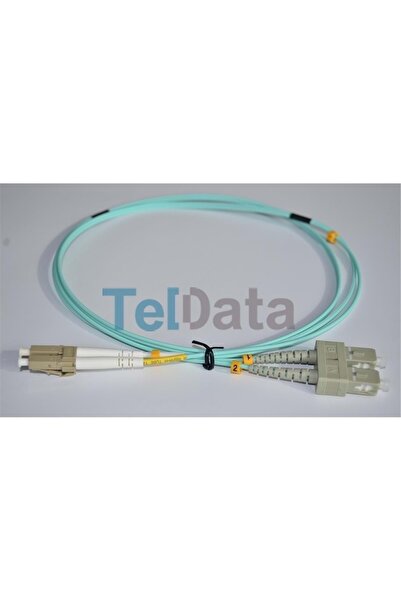 TELDATA Tld-Sclcom31 Sc-Upc-Lc-Upc mm Dx Om3 1 Metre Fiber Optic Patchcord