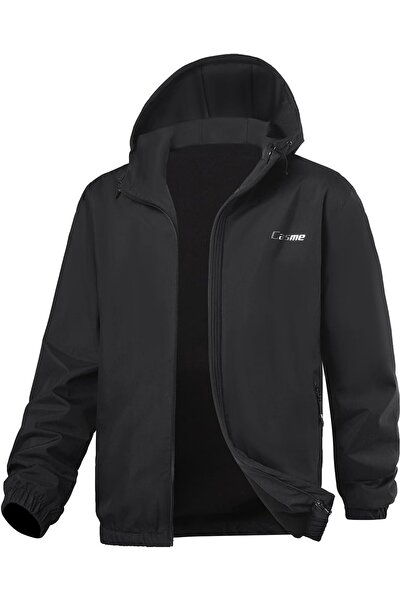 casme Mens Lightweight Jacket Windproof Waterproof Breathable Hooded Coat for...