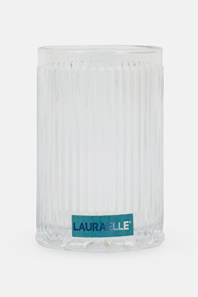 Trio Ribbed Round Tumbler Glass 350 ml, Transparent