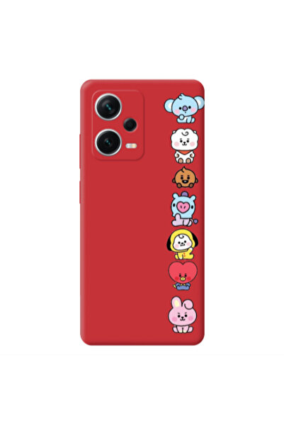 Other Xiaomi Poco X5 Lovely animals Red Colored Silicone TPU Θήκη