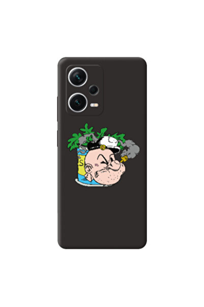 Other Xiaomi Poco X5 Popeye Black Colored Silicone TPU Θήκη