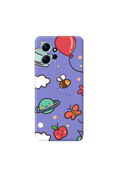 Other Xiaomi Redmi Note 12 4G cute little ones Purple Colored Silicone TPU Θήκη