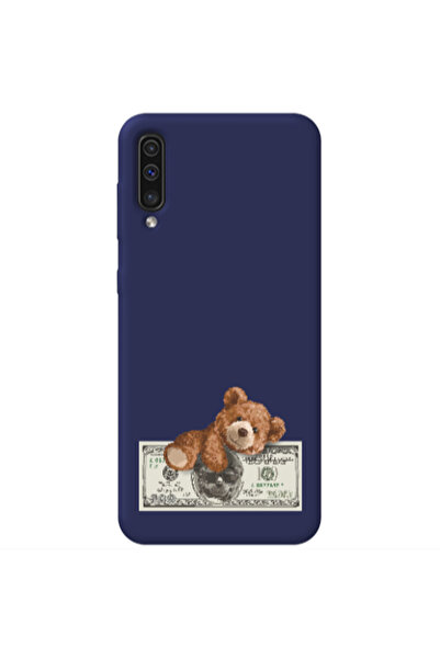 Other Samsung A70 Money Style Dark blue Colored Silicone TPU Θήκη