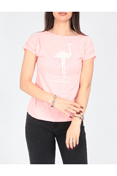 Evendi T-Shirt - Ροζ - Χαλαρή εφαρμογή