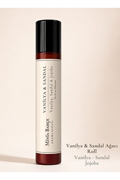 minia bahçe Vanilla & Sandalwood Roll - 100% Natural Vanilla & Sandalwood Oil...