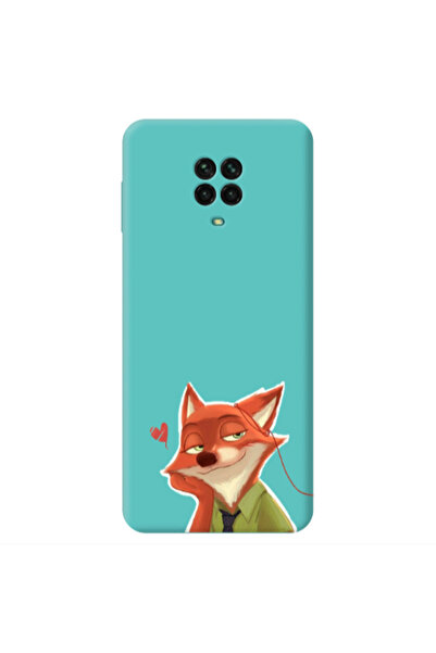 Other Xiaomi Redmi Note 9 Pro Valentines 15 Turquoise Colored Silicone TPU Θήκη