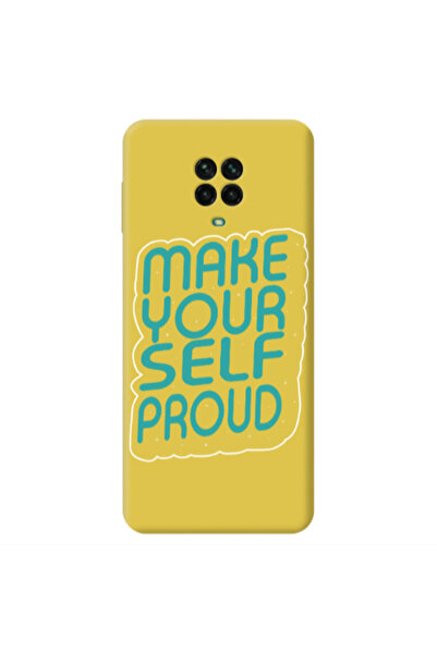 Other Xiaomi Redmi Note 9 Pro Make Your Self Proud Yellow Colored Silicone TP...