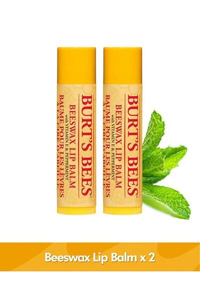 Burt's Bees كريم العناية بالشفاه من بيرتس بيز - عبوة بلاستر - بلسم الشفاه بشم...