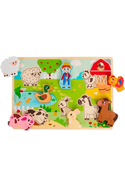 Mini Matters 3D Ahşap Puzzle Çiftlikte