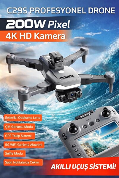 Arvonx C29S GPS Drone (Katlanabilir HD Kamerali Profesyonel)
