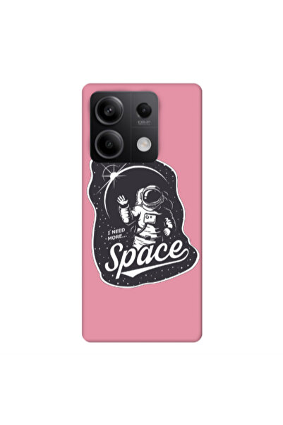 Other Xiaomi Redmi Note 13Pro 5G I need more spacee Pink Colored Silicone TPU...