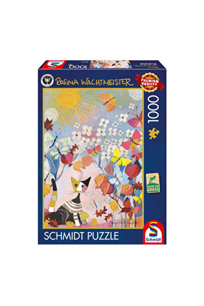 Schmidt Puzzle 1000 piese - Pisicuță în dungi, Rosina Wachtmeister (58658)