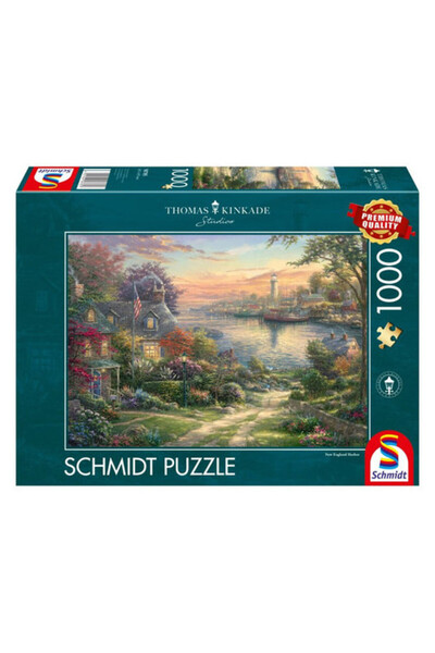Schmidt Puzzle 1000 piese - Portul New England, Thomas Kinkade (58785)