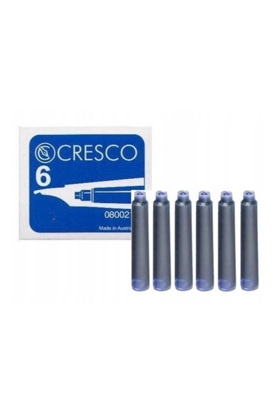 MC Micostore Patroane cerneala scurte (rezerve) Cresco 80021, cerneala albast...