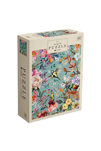 Interdruk Puzzle Secret Garden 1, ilustratie florala detaliata, piese din car...