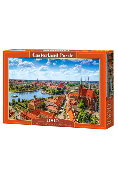 Castorland puzzle 1000 piese - Vedere aeriană a orașului Wroclaw, Polonia (10...