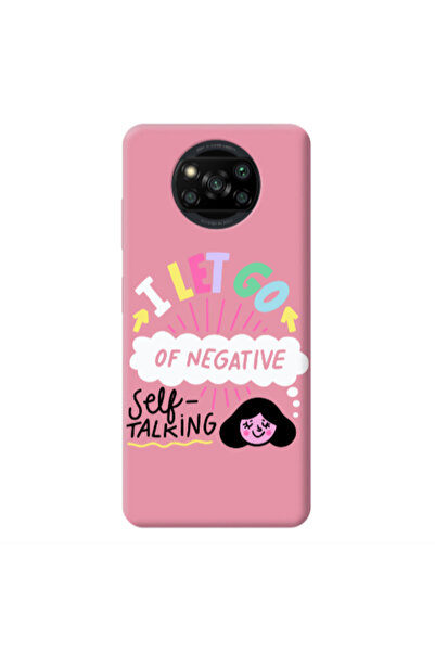 Other Xiaomi Poco X3 /X3 Pro Let go Self talking Pink Colored Silicone TPU Θήκη