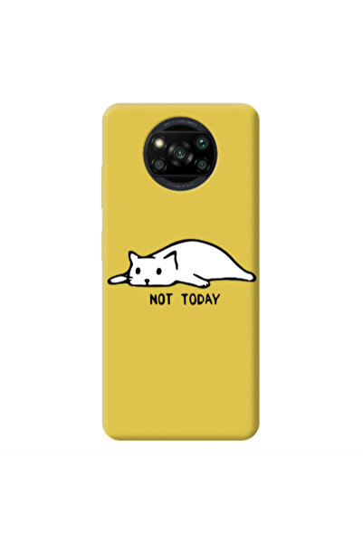 Other Xiaomi Poco X3 /X3 Pro Not Today Yellow Colored Silicone TPU Θήκη