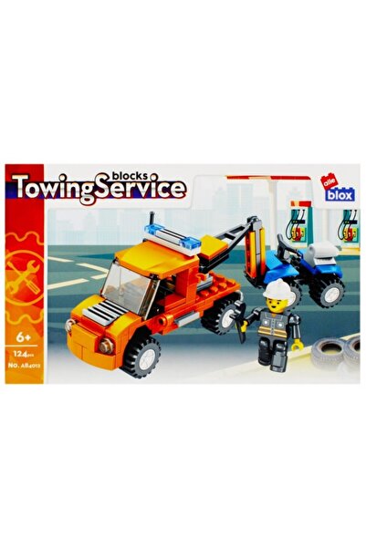 MC Micostore Set de constructie Alleblox Towing Service - camion de tractare ...