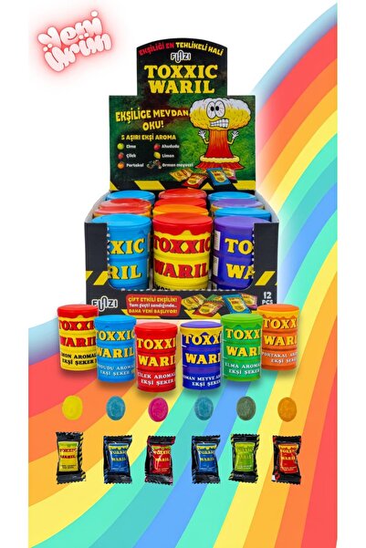 Toxic Waste TOXXIC WARIL EKŞİ ŞEKER 40 gr x 6 adet