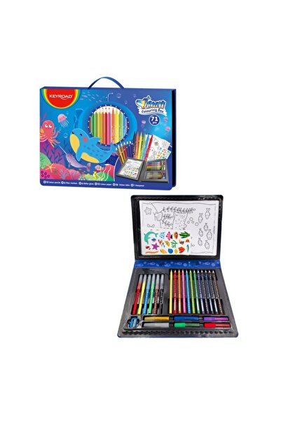MC Micostore Set coloriaj Ocean KR972879, 12x creioane colorate, 6x carioci, ...