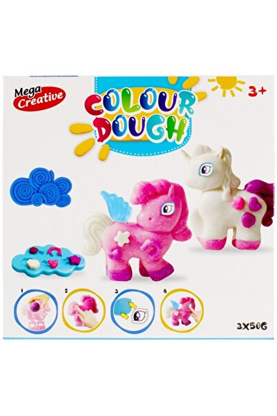 MC Micostore Mega Creative Colour Dough 471263, 3x50g, with accessories, +3 y...