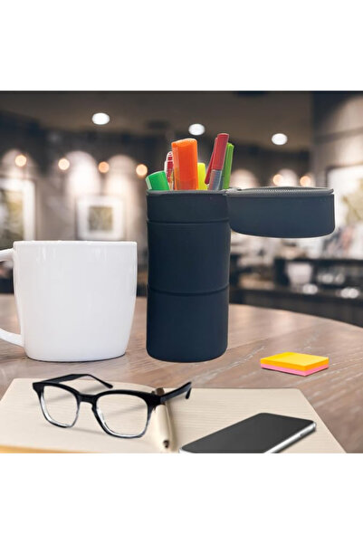 Project Nomad Project O Pop-Up Pencil Case – Big Capacity for School Supplies, Desk Organizer for pencils & stationery, Aesthetic Desktop Pouch for Girls/Boys, Office Accessories Pen Holder, Cute/Pink, Waterproof
