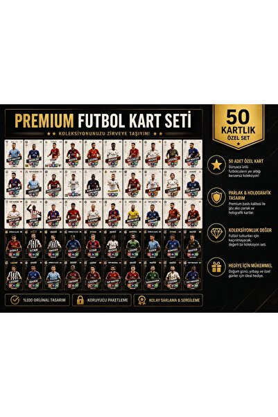 CANTEX TECH Football Player Playing Card 50 Pieces 25 Silver- 25 Black Series...