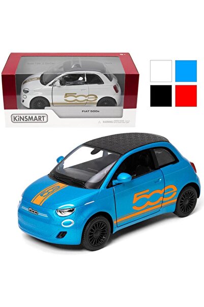 Kinsmart Model de colecție Fiat 500e 1:28 cu uși care se deschid