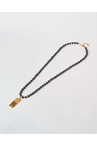 THE GEM STORIES JEWELRY Κολιέ Γεωμετρίας Μεσάνυχτας