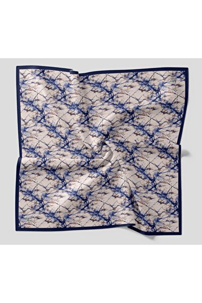 Levidor Abstract Line Tie Dye Marble Pattern Luminous Crystal Scarf