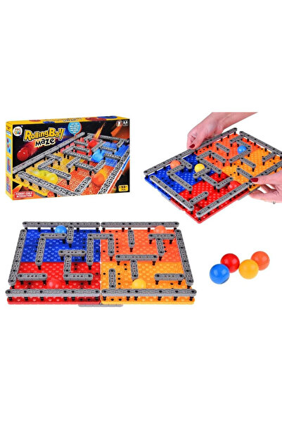 OEM Pro Kids labirint logic cu blocuri, pistă cu bile, joc de încercare 3+