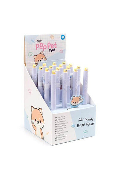 OEM Pix cu gel Shiba Inu Adoramals Puckator set 16 bucăți