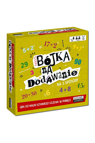 OEM Joc educativ de adunare pentru copii - Bojka Edgard, 5+ ani