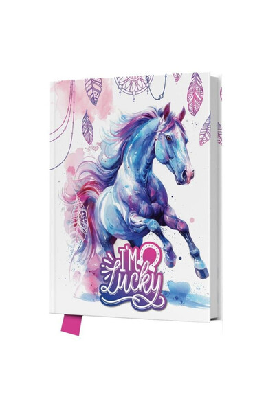 OEM Jurnal GDD cu lacat I am Lucky 80 de pagini 14x18 cm
