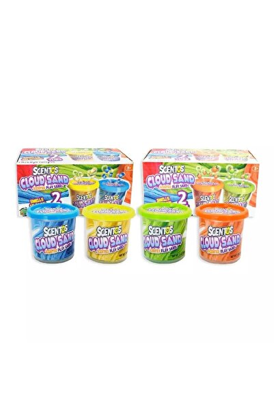 Scentos Nisip de joaca pufos/nisip kinetic Cloud Sand, cu aroma fructata, pen...