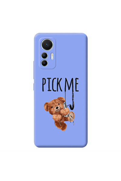 Other Xiaomi Mi 12 Lite Pick me Light Purple Colored Silicone TPU Θήκη