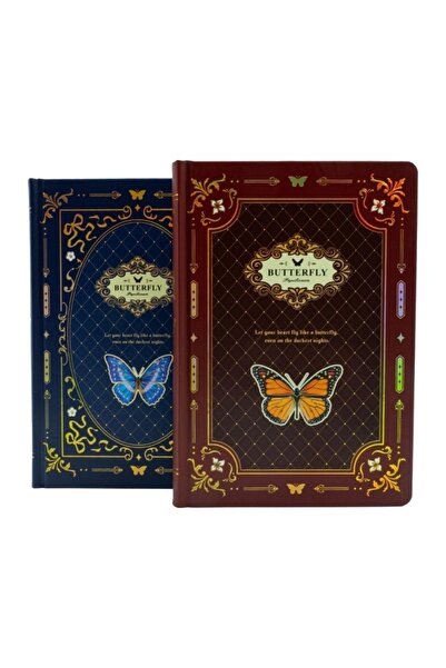 MC Micostore Jurnal A5 JZA5128-2307, 128 pagini, fluturi cu imagini, coperta ...
