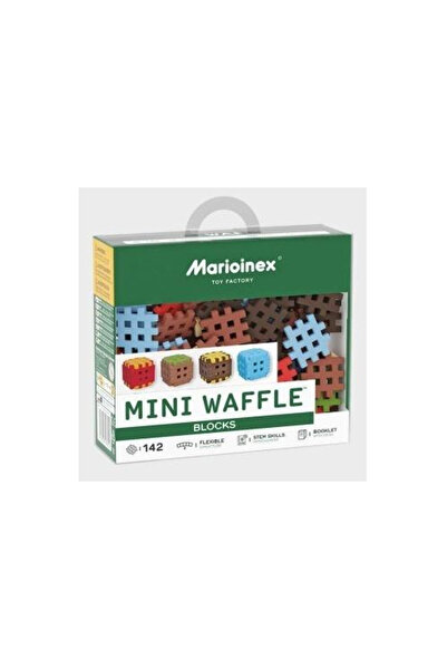 Marioinex Set de constructie Mini Waffle Blocks multicolor 206 piese 3+