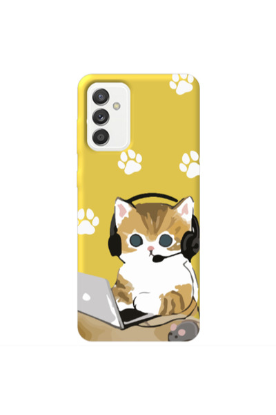 Other Samsung M13 Call Center Yellow Colored Silicone TPU Θήκη