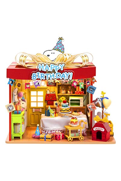 Pantasy Set de constructie Peanuts, 6+, din lemn, multicolor